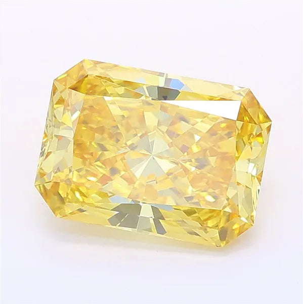 2.24ct Radiant Lab Grown Diamond (Colour Fancy Vivid Yellow, Clarity VVS2, IGI Certified)