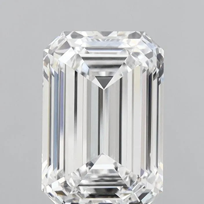 2.25ct Emerald Lab Grown Diamond (Colour D, Clarity VVS2, IGI Certified)