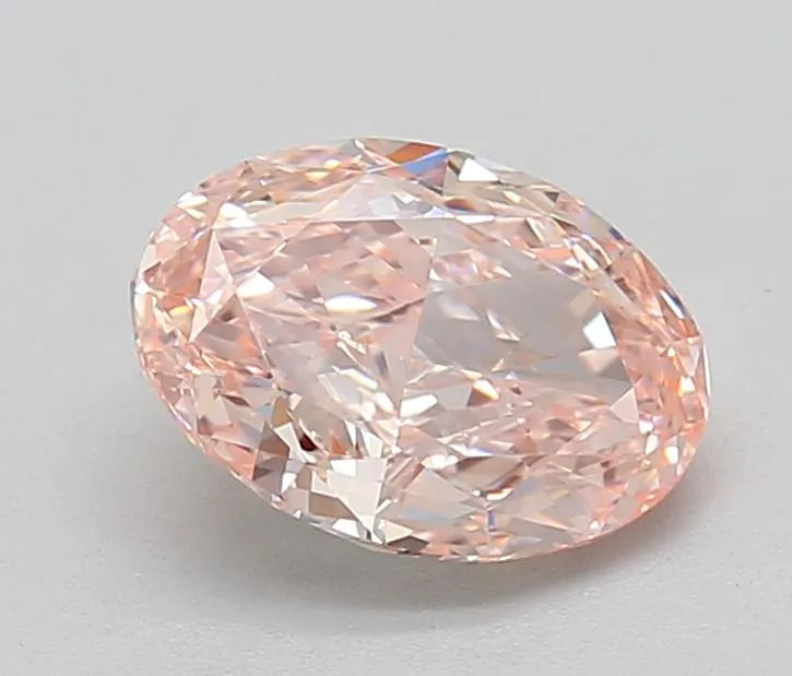 2.25ct Oval Lab Grown Diamond (Colour Fancy Intense Pink, Clarity VVS2, IGI Certified)