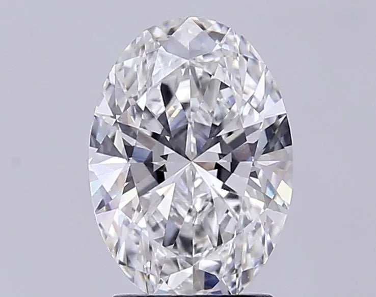2.25ct Oval Lab Grown Diamond (Colour G, Clarity VVS2, IGI Certified)