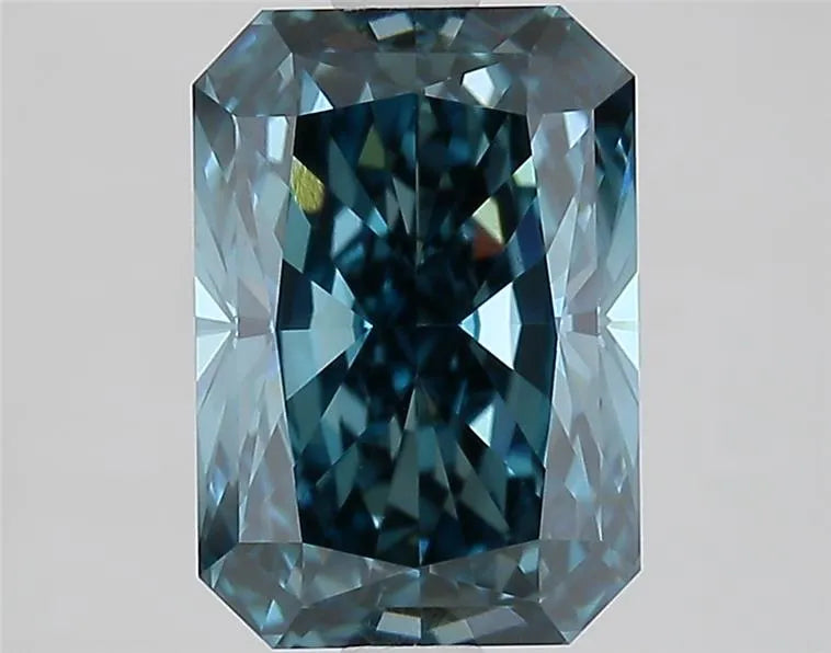 2.29ct Radiant Lab Grown Diamond (Colour Fancy Vivid Blue, Clarity VVS2, IGI Certified)