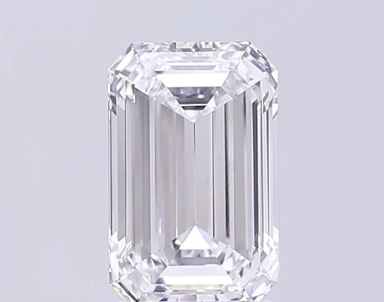 2.32ct Emerald Lab Grown Diamond (Colour D, Clarity VVS2, IGI Certified)