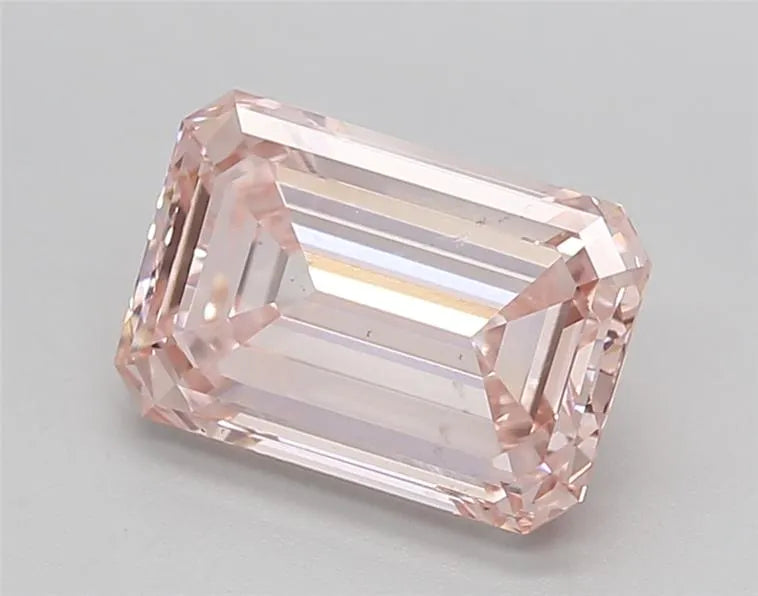 2.32ct Emerald Lab Grown Diamond (Colour Fancy Pink, Clarity VS2, Cut GD, IGI Certified)