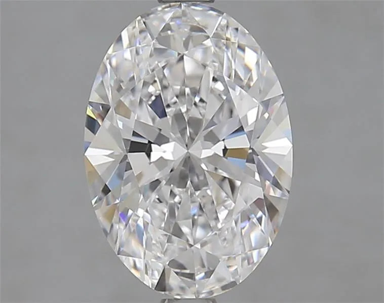 2.32ct Oval Lab Grown Diamond (Colour D, Clarity IF, Cut EX, IGI Certified)