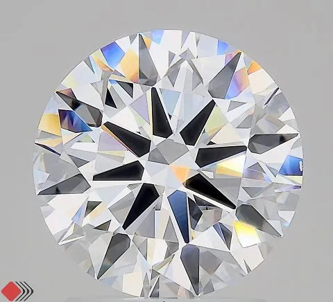 2.32ct Round Lab Grown Diamond (Colour D, Clarity VVS2, Cut ID, IGI Certified)