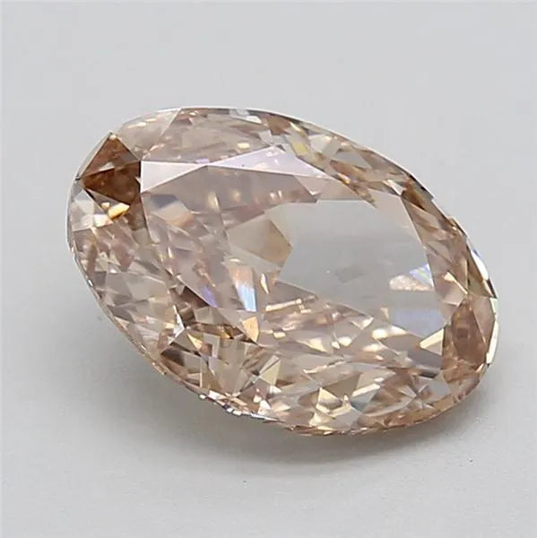 2.38ct Oval Lab Grown Diamond (Colour Fancy Brown, Clarity VS1, IGI Certified)
