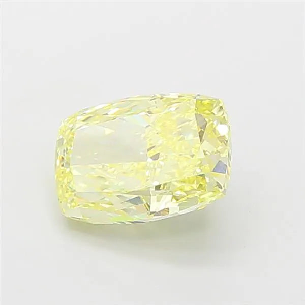 2.40ct Cushion modified Lab Grown Diamond (Colour Fancy Yellow, Clarity VVS2, IGI Certified)