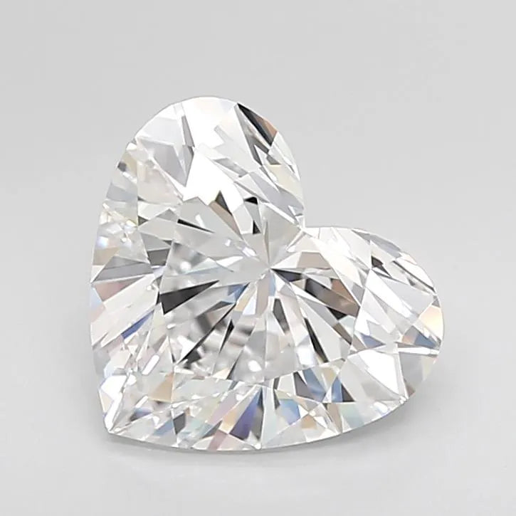 2.43ct Heart Lab Grown Diamond (Colour D, Clarity VVS1, IGI Certified)