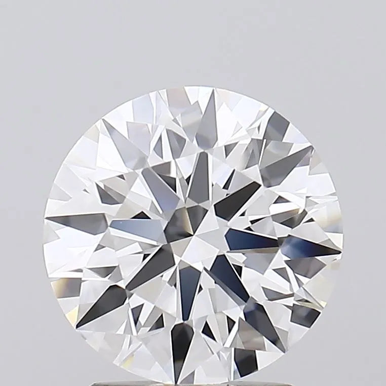 2.43ct Round Lab Grown Diamond (Colour D, Clarity IF, Cut ID, IGI Certified)