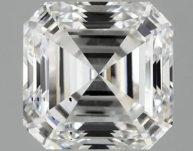 2.44ct Asscher Lab Grown Diamond (Colour F, Clarity SI1, IGI Certified)
