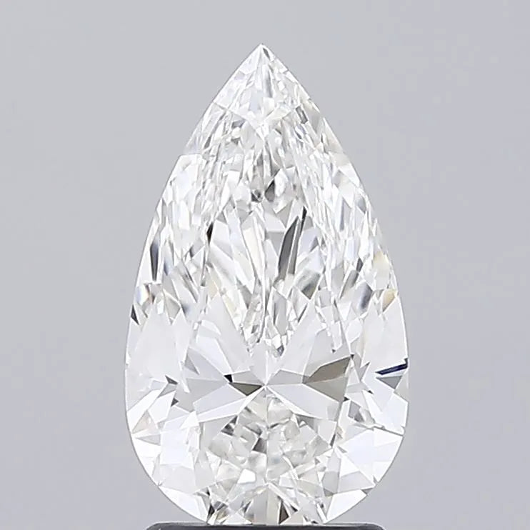 2.45ct Pear Lab Grown Diamond (Colour F, Clarity VVS2, IGI Certified)