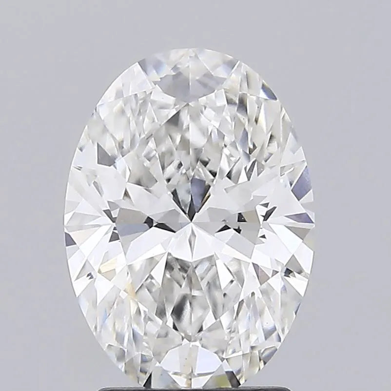 2.46ct Oval Lab Grown Diamond (Colour E, Clarity VVS2, IGI Certified)