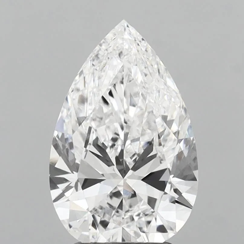 2.48ct Pear Lab Grown Diamond (Colour D, Clarity VVS1, IGI Certified)