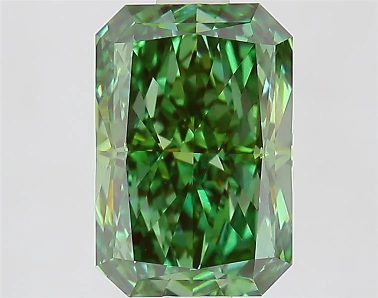 2.48ct Radiant Lab Grown Diamond (Colour Fancy Vivid Green, Clarity VVS2, IGI Certified)