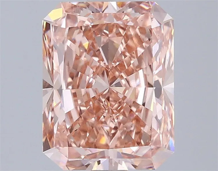 2.49ct Radiant Lab Grown Diamond (Colour Fancy Vivid Pink, Clarity VS1, IGI Certified)