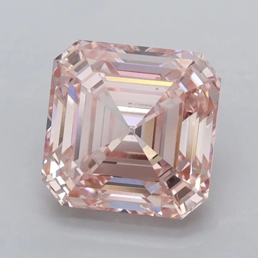 2.50ct Asscher Lab Grown Diamond (Colour Fancy Intense Pink, Clarity VVS2, IGI Certified)