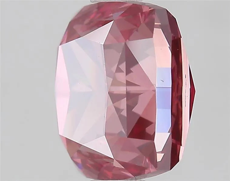 2.50ct Cushion modified Lab Grown Diamond (Colour Fancy Vivid Pink, Clarity VVS2, IGI Certified)