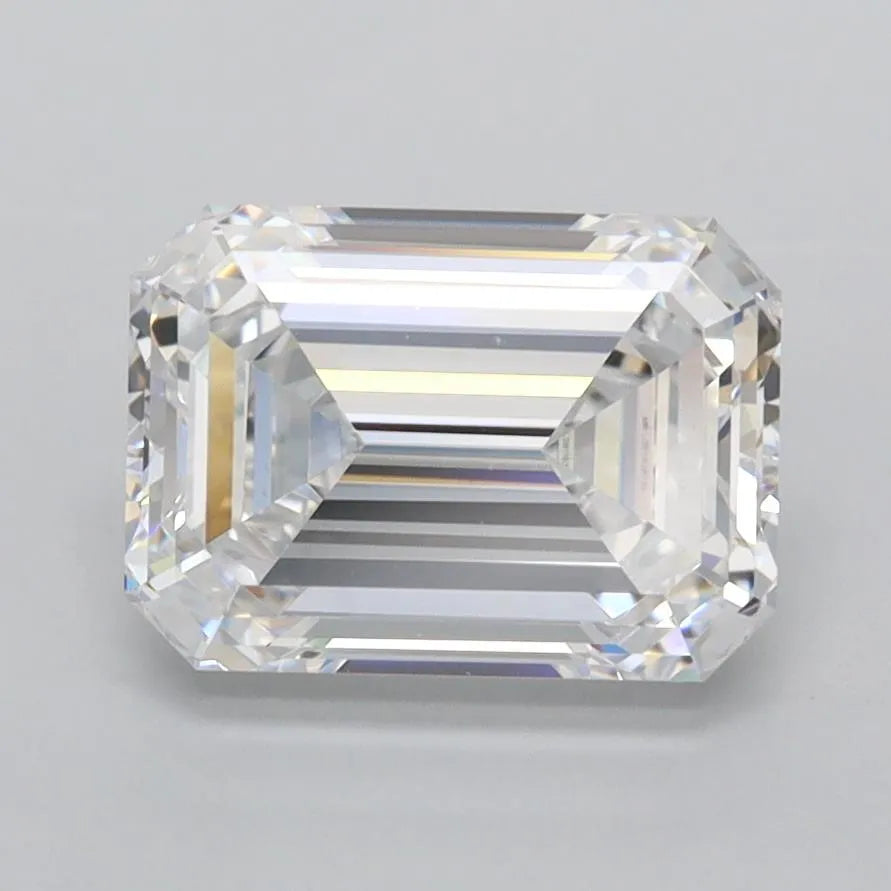 2.50ct Emerald Lab Grown Diamond (Colour D, Clarity FL, IGI Certified)