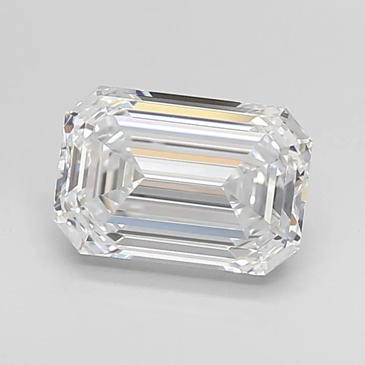 2.50ct Emerald Lab Grown Diamond (Colour D, Clarity VVS2, Cut EX, IGI Certified)