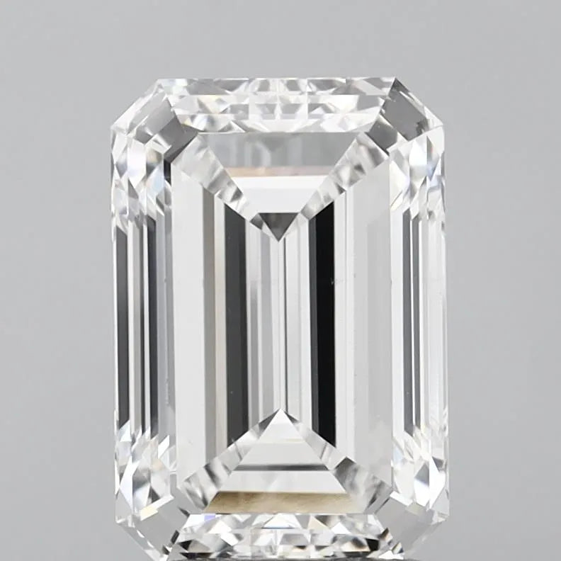 2.50ct Emerald Lab Grown Diamond (Colour E, Clarity VVS2, IGI Certified)