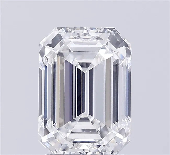 2.50ct Emerald Lab Grown Diamond (Colour E, Clarity VVS2, IGI Certified)