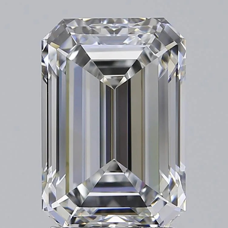 2.50ct Emerald Lab Grown Diamond (Colour F, Clarity VVS2, IGI Certified)