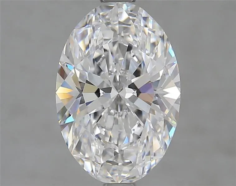 2.50ct Oval Lab Grown Diamond (Colour D, Clarity FL, IGI Certified)