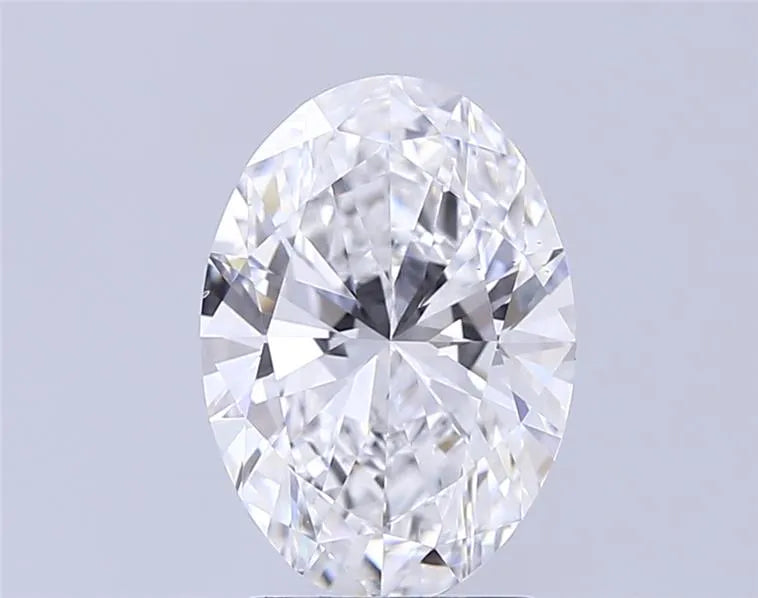 2.50ct Oval Lab Grown Diamond (Colour D, Clarity VS2, IGI Certified)