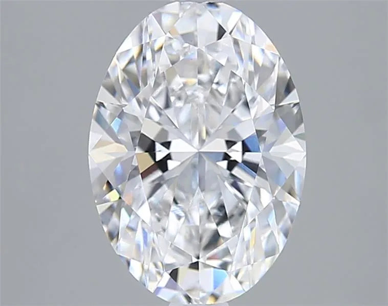 2.50ct Oval Lab Grown Diamond (Colour D, Clarity VS2, IGI Certified)