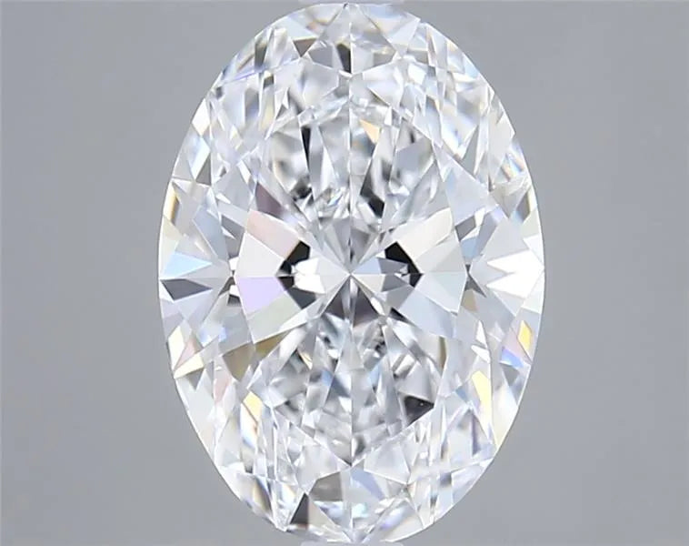 2.50ct Oval Lab Grown Diamond (Colour D, Clarity VVS1, IGI Certified)