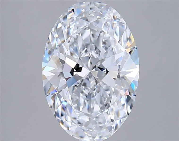 2.50ct Oval Lab Grown Diamond (Colour D, Clarity VVS2, IGI Certified)
