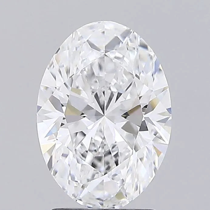 2.50ct Oval Lab Grown Diamond (Colour D, Clarity VVS2, IGI Certified)