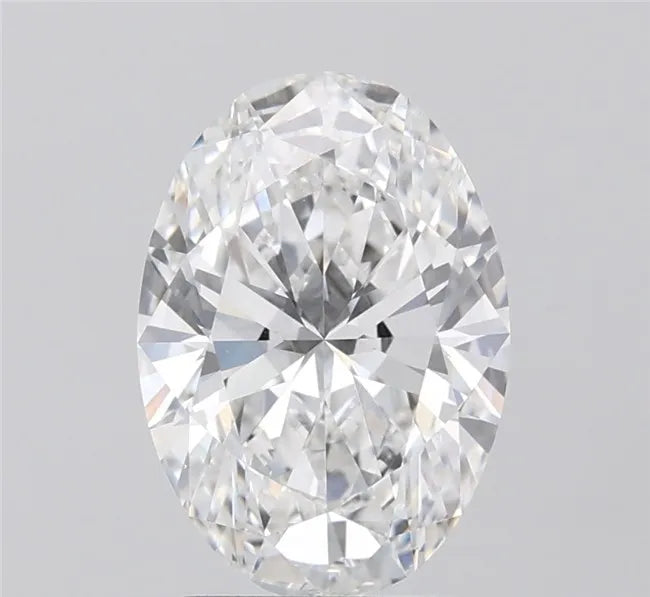 2.50ct Oval Lab Grown Diamond (Colour D, Clarity VVS2, IGI Certified)