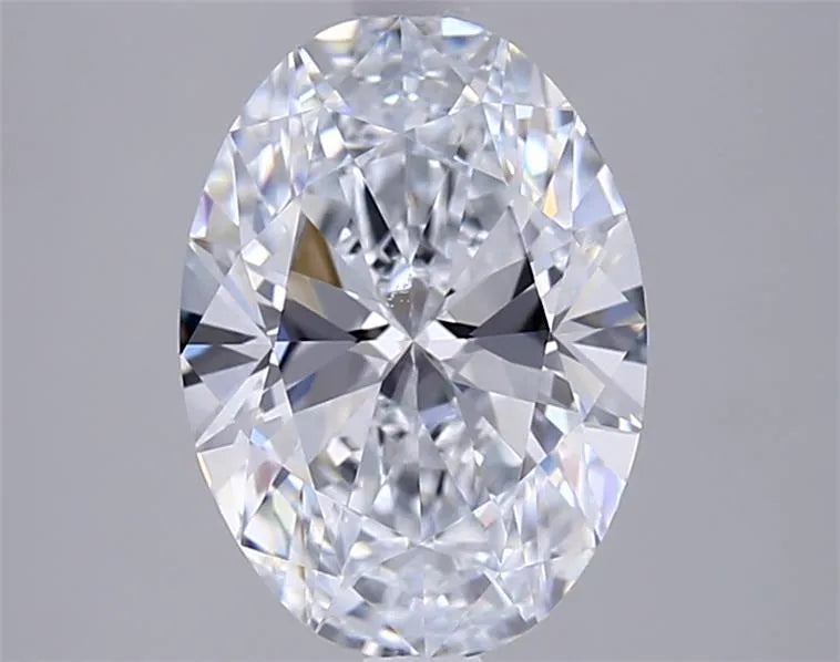 2.50ct Oval Lab Grown Diamond (Colour D, Clarity VVS2, IGI Certified)