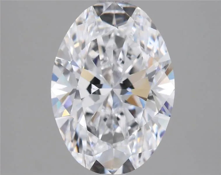 2.50ct Oval Lab Grown Diamond (Colour D, Clarity VVS2, IGI Certified)