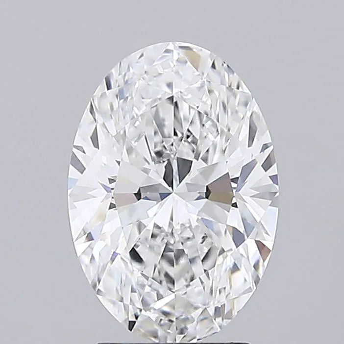 2.50ct Oval Lab Grown Diamond (Colour E, Clarity VVS2, IGI Certified)