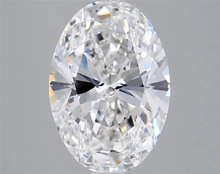 2.50ct Oval Lab Grown Diamond (Colour E, Clarity VVS2, IGI Certified)