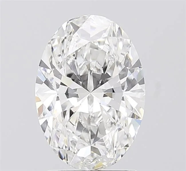 2.50ct Oval Lab Grown Diamond (Colour E, Clarity VVS2, IGI Certified)