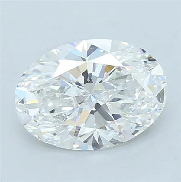 2.50ct Oval Lab Grown Diamond (Colour E, Clarity VVS2, IGI Certified)
