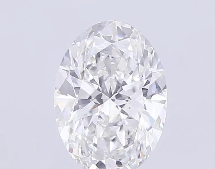 2.50ct Oval Lab Grown Diamond (Colour F, Clarity SI1, IGI Certified)