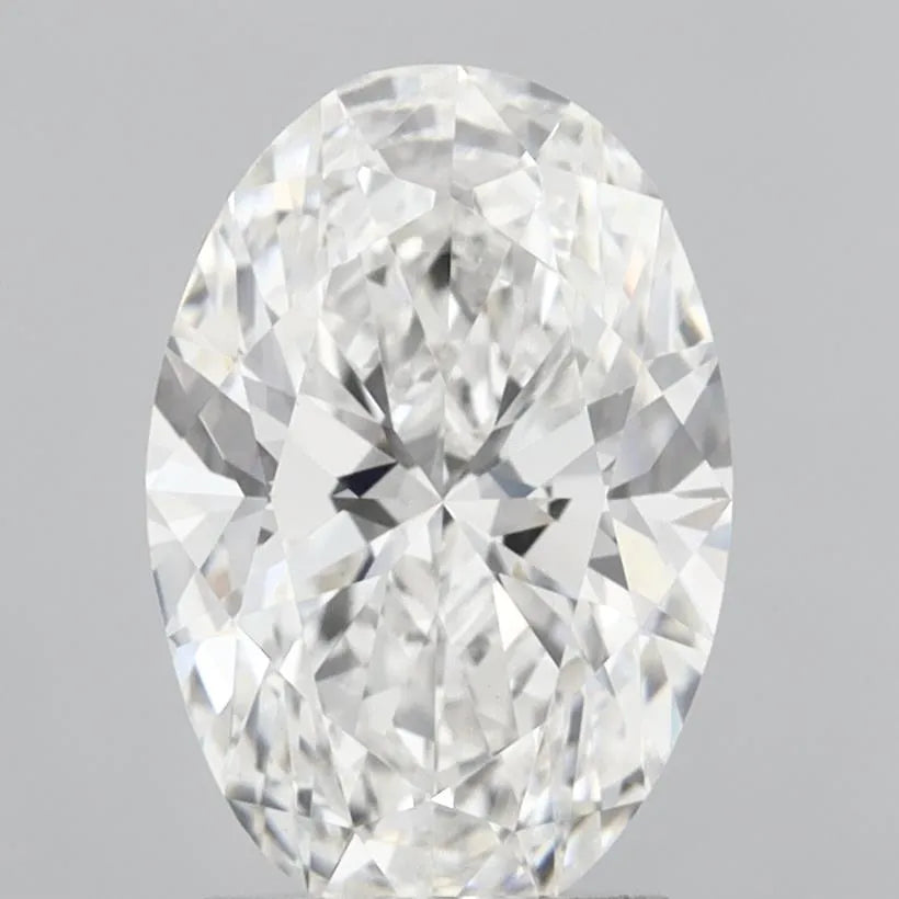 2.50ct Oval Lab Grown Diamond (Colour F, Clarity VS1, IGI Certified)