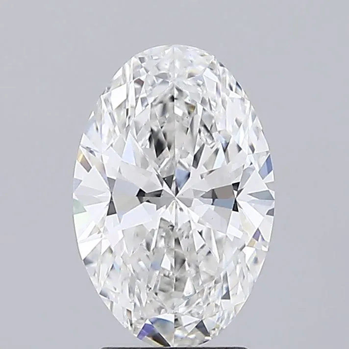 2.50ct Oval Lab Grown Diamond (Colour F, Clarity VS2, IGI Certified)