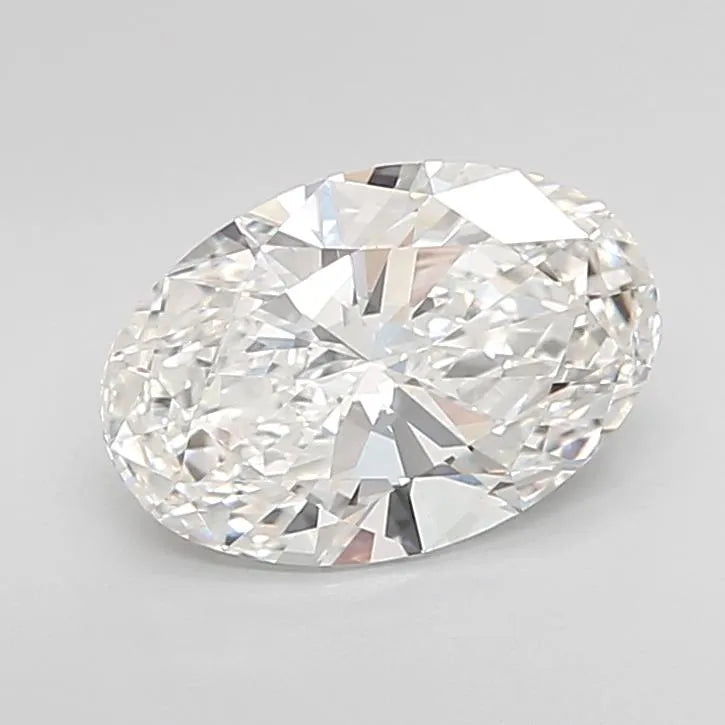 2.50ct Oval Lab Grown Diamond (Colour F, Clarity VVS2, IGI Certified)