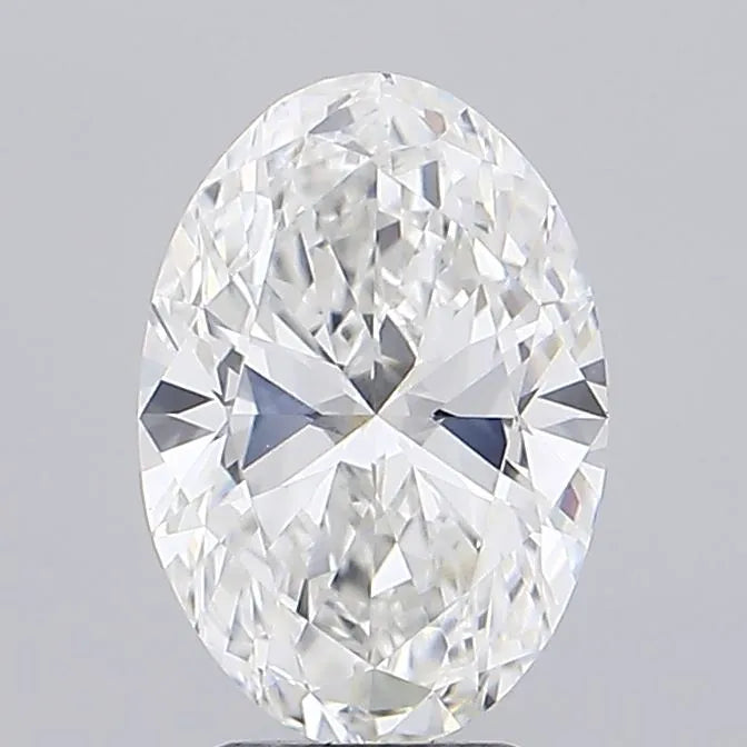 2.50ct Oval Lab Grown Diamond (Colour F, Clarity VVS2, IGI Certified)