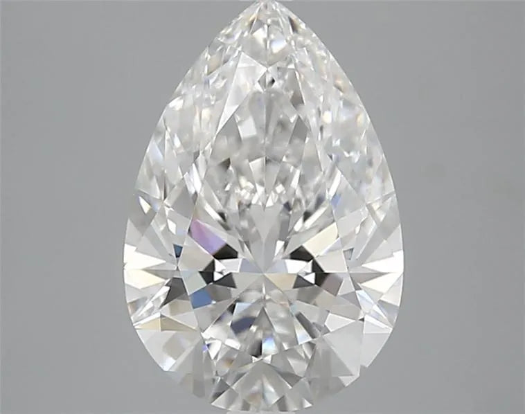 2.50ct Pear Lab Grown Diamond (Colour E, Clarity VVS2, IGI Certified)