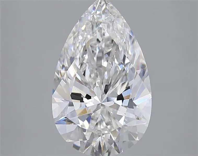 2.50ct Pear Lab Grown Diamond (Colour F, Clarity VVS2, IGI Certified)