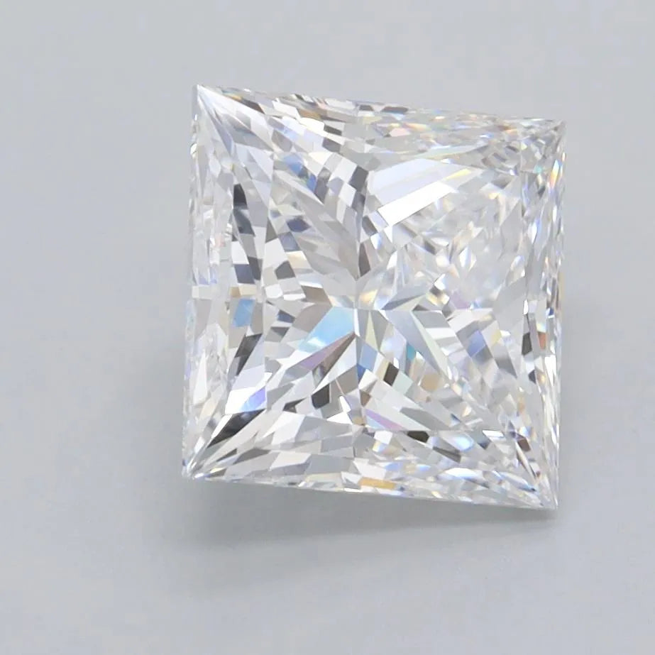 2.50ct Princess Lab Grown Diamond (Colour D, Clarity VVS1, IGI Certified)