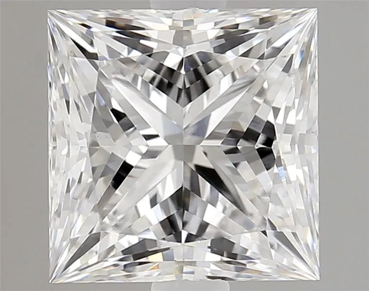 2.50ct Princess Lab Grown Diamond (Colour D, Clarity VVS2, IGI Certified)
