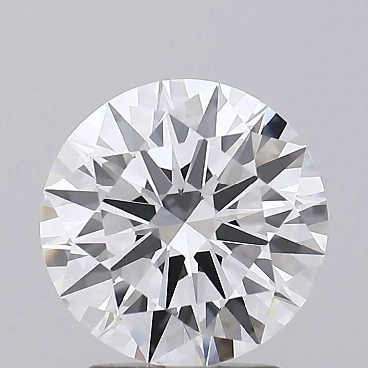 2.50ct Round Lab Grown Diamond (Colour D, Clarity IF, Cut ID, IGI Certified)