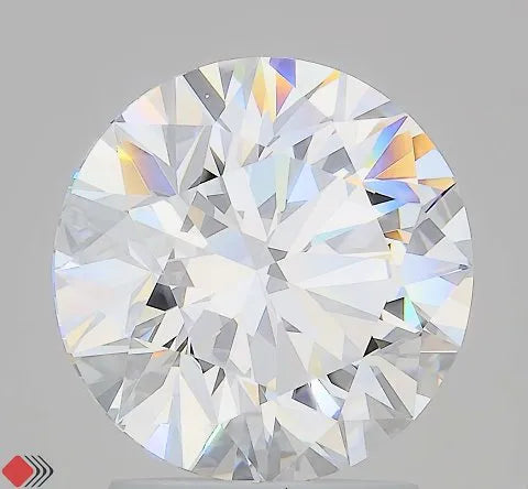 2.50ct Round Lab Grown Diamond (Colour D, Clarity VVS1, Cut ID, IGI Certified)